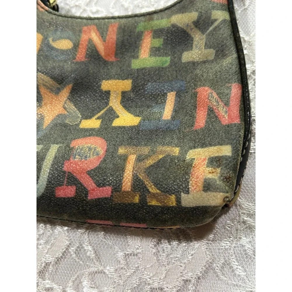 Dooney & Bourke Vintage Rainbow Monogram Mini Bag Y2K 2000s Indie Retro